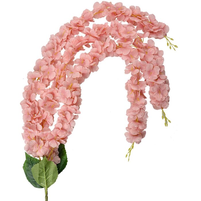 Clayre & Eef 6PL0388P Ghirlandă de flori artificiale roz verde 6x6x108 cm