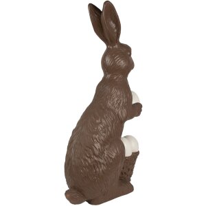 Clayre & Eef 5MG0055 Dekoration Kaninchen Braun Weiß 47x25x82 cm Landhausstil