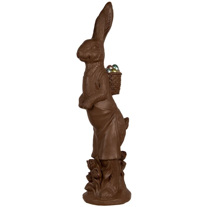 Clayre & Eef 5MG0056 Decorațiune iepure maro 29x20x91 cm Oxid de magneziu