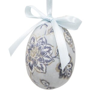 Clayre & Eef 65905 Decorațiune ouă suspendate set 12 aspect vintage Ø 4x5 cm