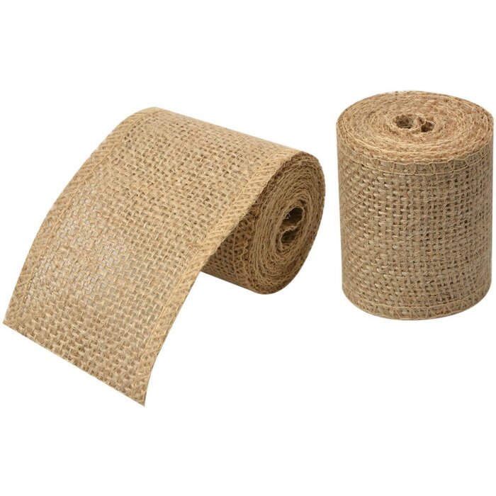 Clayre & Eef 66212 Coroana Juta Maro Ø 5x6 cm 2 m