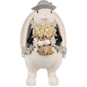 Clayre & Eef 6PR5150 Dekoration Kaninchen Weiß...