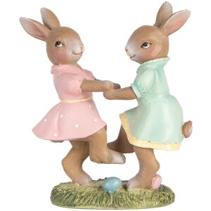 Clayre & Eef 6PR5437 Dekoration Kaninchen 8x3x8 cm...