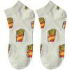 Juleeze JZSSK0003 Socken Beige 36-41 Pommes Print Hochwertiges Polyester