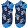 Juleeze Sneaker-Socken Astronautenmotiv Navyblau Größe 36-41