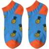 Juleeze JZSSK0017 Șosete sport albastru portocaliu model ananas dimensiune 36-41