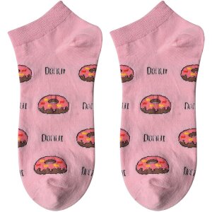 Juleeze JZSSK0023 Socken Rosa Donut Design...