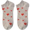 Juleeze JZSSK0026 șosete model inimă bej dimensiunea 36-41 doamnelor
