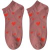 Juleeze JZSSK0028 șosete roz roșu inimi dimensiune 3641