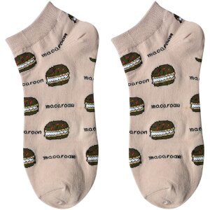 Juleeze JZSSK0030 Socken Macaron-Motiv Beige Grün Gr...