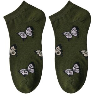 Juleeze JZSSK0032 Socken Damen Dunkelgrün...