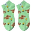 Juleeze JZSSK0033 șosete urs primăvară verde dimensiune 36-41
