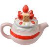 Clayre & Eef Ceainic Strawberry Cake Roz 17x10x13 cm 325 ml