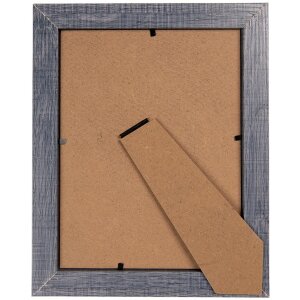 Clayre & Eef 2F1226S Bilderrahmen Weiß Blau 10x15 cm Landhausstil MDF Glas