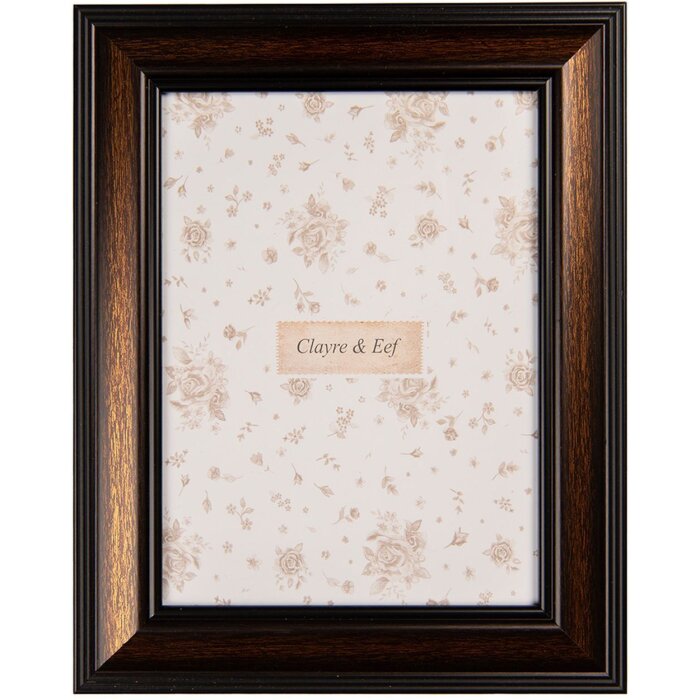 Clayre & Eef 2F1230L Rama Foto Maro Negru 20x25 cm 15x20 cm Baroc