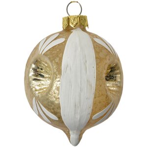 Clayre & Eef 6GL4708 Christbaumkugel Glas Grau...