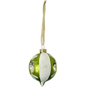 Clayre & Eef 6GL4709 Christbaumkugel Glas Grün...