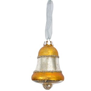 Clayre & Eef 6GL4710Y Weihnachtsanhänger Gold...