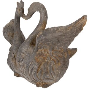 Clayre & Eef 5MG0058 Decorațiune Ghiveci de flori gri-maro 49x27x37 cm