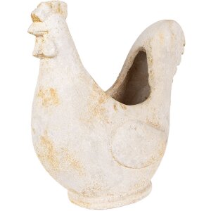 Clayre & Eef 6MG0115 Decorațiune Ghiveci de flori bej maro 36x18x35 cm