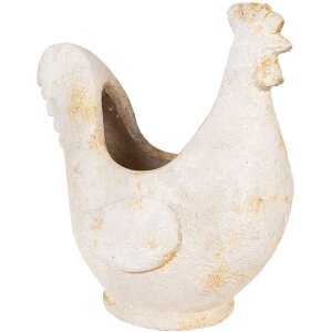 Clayre & Eef 6MG0115 Decorațiune Ghiveci de flori bej maro 36x18x35 cm