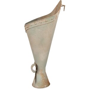 Clayre & Eef Ghiveci decorativ fier vintage verde maro 50 cm