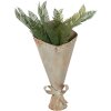 Clayre & Eef Ghiveci decorativ fier vintage verde maro 50 cm