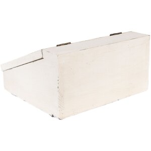 Clayre & Eef 6H2398 Cutie ceai Anticivriu 18x16x9 cm cu 3 compartimente