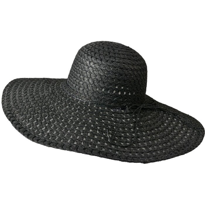 Juleeze JZHA0120 Hut Schwarz 57 cm Eleganter Damenhut Sonnenschutz Accessoire
