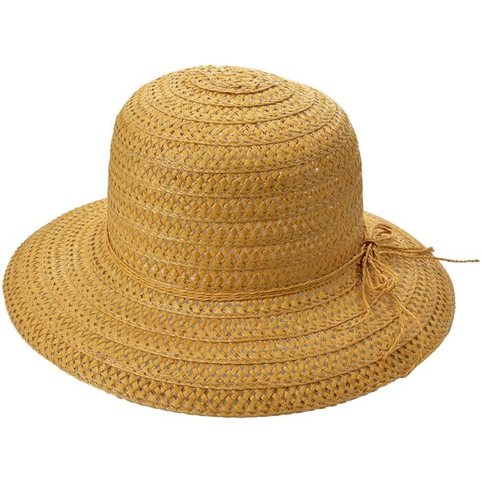 Juleeze JZHA0124 doamnelor pălărie maro 57 cm pălărie de paie cu arc pălărie de vară elegant
