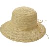 Juleeze JZHA0125 Pălărie bej 57 cm paie panglică panglică vară plajă grădină