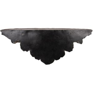 Clayre & Eef 5MG0059 Consola de perete Maro-Gri 73x21x29 cm Oxid de Magneziu