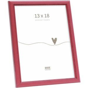 Rama foto Deknudt S236F4 Roșie Lemn 13x18 cm Rustic