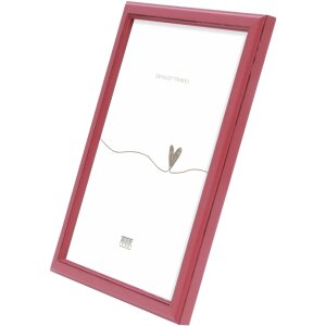 Rama foto Deknudt S236F4 Roșie Lemn 13x18 cm Rustic