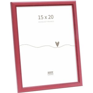 Ramă Foto Deknudt S236F4 Roșie Lemn 15x20 cm Stil Rustic