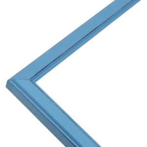 Rama foto Deknudt S236F6 albastru lemn 13x18 cm stil rustic