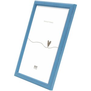 Rama foto Deknudt S236F6 albastru lemn 13x18 cm stil rustic