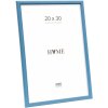 Ramă foto Deknudt S236F6 albastră, lemn, 20x30 cm, stil rustic
