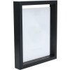 Deknudt Glasrahmen mit Holzkante in Schwarz für schwebenden Effekt 20x30 cm
