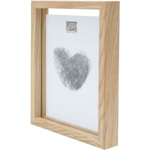 Rama Foto Deknudt S68SG2 Sticlă cu Lemn, Efect Plutire 20x30 cm