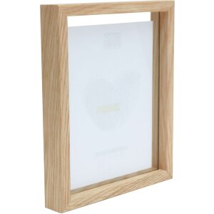 Rama Foto Deknudt S68SG2 Sticlă cu Lemn, Efect Plutire 20x30 cm