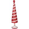 Clayre & Eef 6Y5735 Weihnachtsbaum Eisen Rot Weiß Ø13x49cm Landhausstil