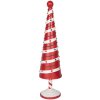 Clayre & Eef 6Y5735 Weihnachtsbaum Eisen Rot Weiß Ø13x49cm Landhausstil