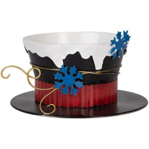 Clayre & Eef 6Y5736 Deko Hut Metall Ø22x12cm...