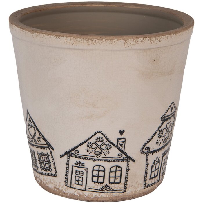 Clayre & Eef 6CE2123XL Dekoration Blumentopf Ø 21x20 cm