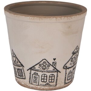 Clayre & Eef 6CE2123XL Dekoration Blumentopf Ø 21x20 cm