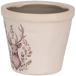 Clayre & Eef 6CEGTW0001XS Dekoration Blumentopf Ø 8x7 cm