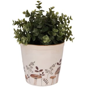 Clayre & Eef 6CELFJ0001M Dekoration Blumentopf Ø 15x14 cm