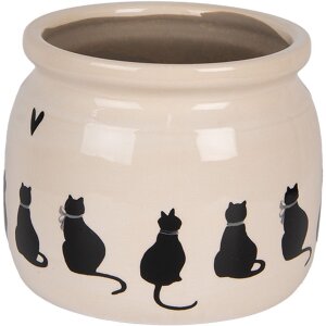 Clayre & Eef 6CEPWS0001M Dekoration Blumentopf Ø 16x13 cm