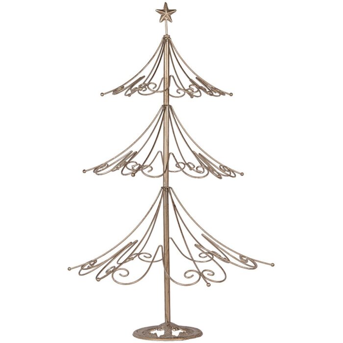 Clayre & Eef 5Y1267 Dekoration Weihnachtsbaum Ø 46x75 cm